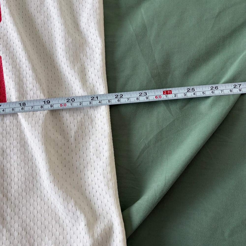 Vintage Champion Cavaliers 63 Mesh Jersey White Red Green Mens Size Large - Picture 4 of 5